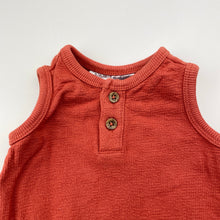 Load image into Gallery viewer, Unisex Anko, textured cotton romper, EUC, size 0000,  