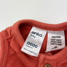 Load image into Gallery viewer, Unisex Anko, textured cotton romper, EUC, size 0000,  