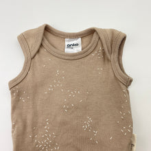 Load image into Gallery viewer, Unisex Anko, organic cotton bodysuit / romper, EUC, size 00000,  