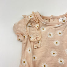 Load image into Gallery viewer, Girls Target, organic cotton blend bodysuit / romper, EUC, size 0000,  