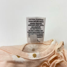 Load image into Gallery viewer, Girls Target, organic cotton blend bodysuit / romper, EUC, size 0000,  