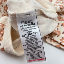 Load image into Gallery viewer, Girls Next, floral cotton bodysuit / romper, EUC, size 000,  