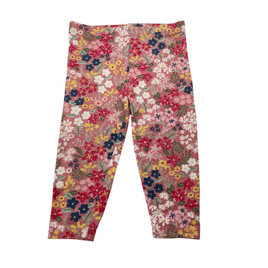 Girls Anko, stretchy floral leggings / bottoms, GUC, size 1,  