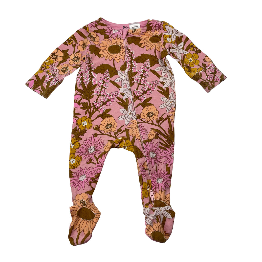 Girls Cotton On, soft feel stretchy zip coverall / romper, FUC, size 000,  