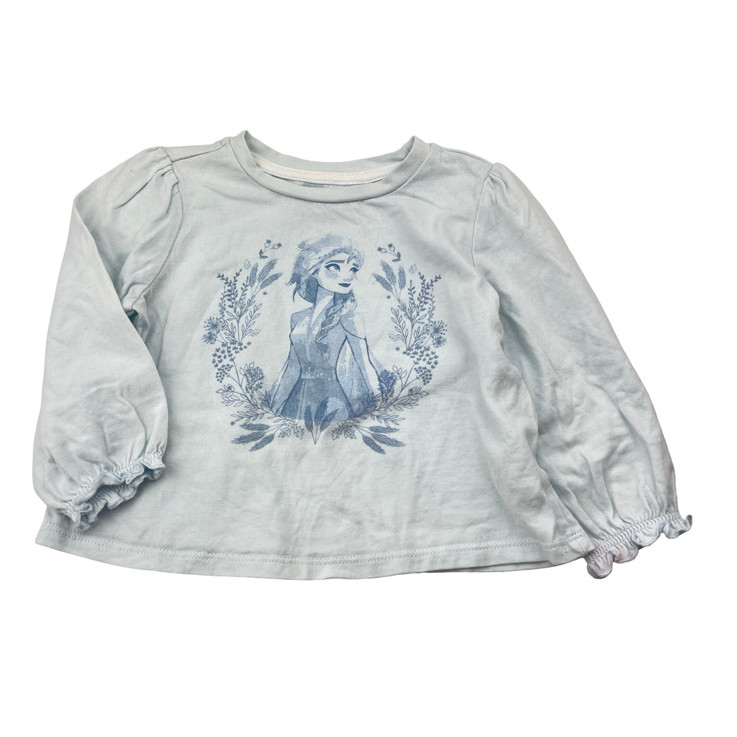 Girls Disney, FROZEN, Elsa cotton long sleeve top, FUC, size 1,  
