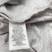 Load image into Gallery viewer, Girls The Rolling Stones, grey marle tee / top (small mark), FUC, size 1,  