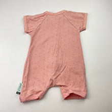Load image into Gallery viewer, Girls ergoPouch, 0.2 TOG layer organic cotton zip romper, EUC, size 000,  