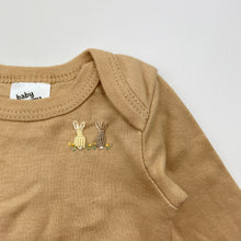 Load image into Gallery viewer, Unisex Baby Berry, hand embroidered cotton bodysuit / romper, EUC, size 00000,  