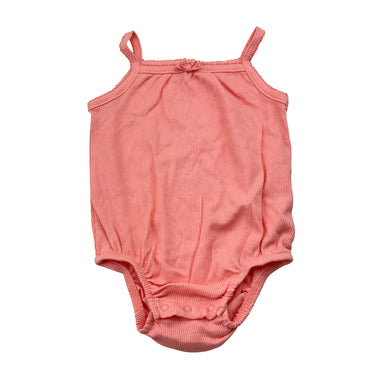 Girls Anko, ribbed cotton summer singletsuit romper, EUC, size 0,  