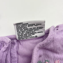 Load image into Gallery viewer, Girls Mango, embroidered lightweight viscose romper, GUC, size 1,  