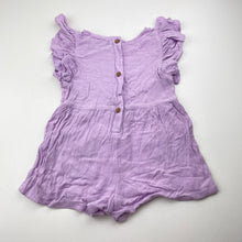 Load image into Gallery viewer, Girls Mango, embroidered lightweight viscose romper, GUC, size 1,  