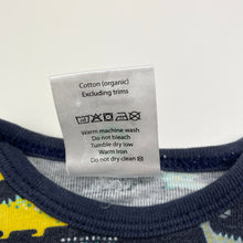 Load image into Gallery viewer, Boys Higgledee, lightweight organic cotton bodysuit / romper, FUC, size 0,  