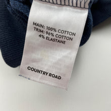 Load image into Gallery viewer, Boys COUNTRY ROAD, striped knit cotton long sleeve top, GUC, size 000,  