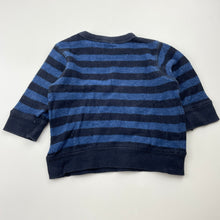 Load image into Gallery viewer, Boys COUNTRY ROAD, striped knit cotton long sleeve top, GUC, size 000,  