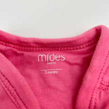 Load image into Gallery viewer, Girls Mides, soft cotton romper, doughnut, GUC, size 000,  