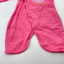 Load image into Gallery viewer, Girls Mides, soft cotton romper, doughnut, GUC, size 000,  
