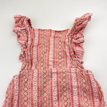 Load image into Gallery viewer, Girls Baby Berry, floral linen / viscose summer romper, EUC, size 1,  