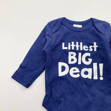 Load image into Gallery viewer, Boys Baby Berry, cotton bodysuit / romper, EUC, size 000,  