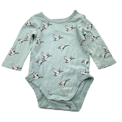 Unisex Target, organic cotton bodysuit / romper, FUC, size 00,  