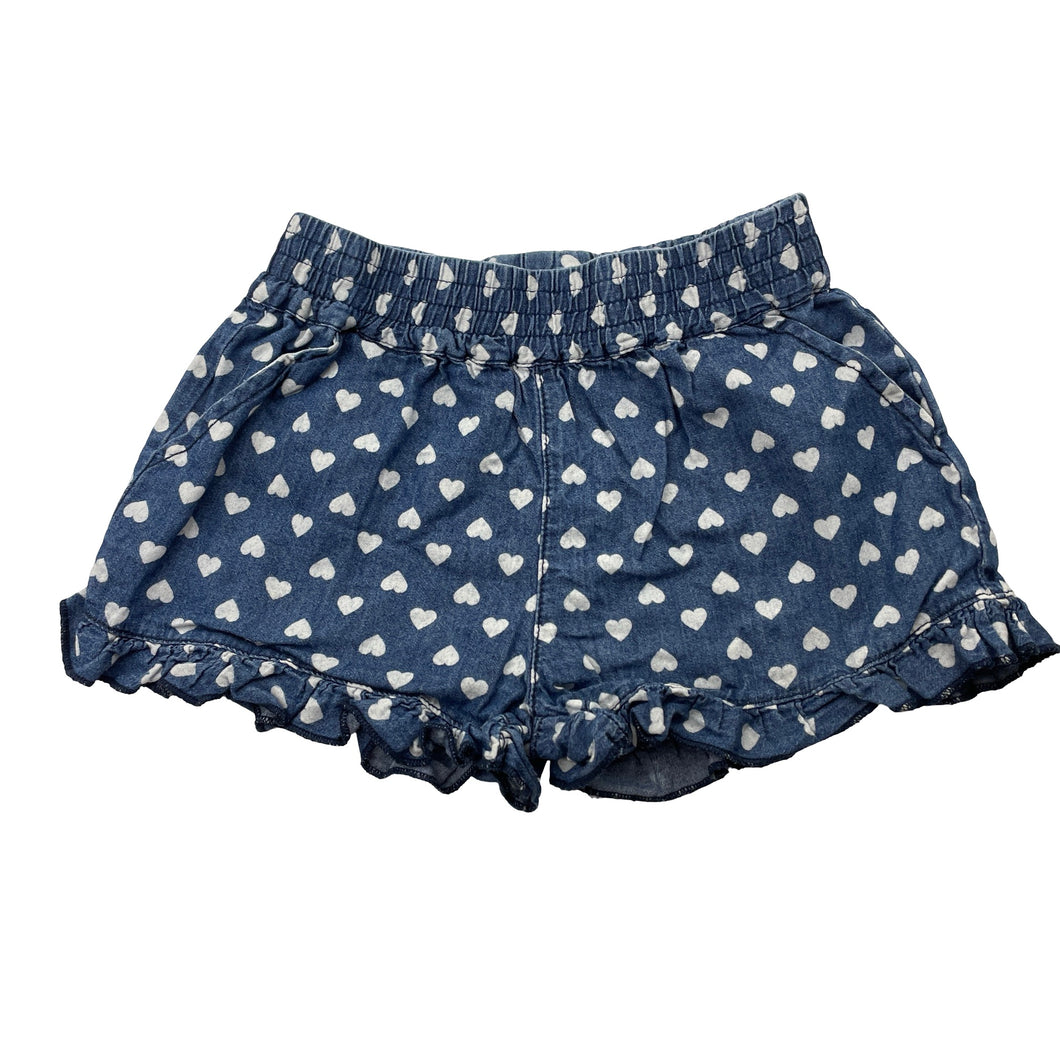 Girls 1964 Denim Co, lightweight cotton shorts, elasticated, FUC, size 2,  