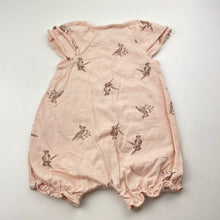 Load image into Gallery viewer, Girls Anko, organic cotton romper, birds, EUC, size 000,  
