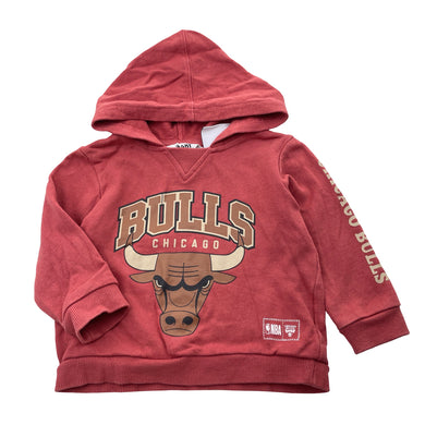 Boys Cotton On, NBA Chicago Bulls cotton hoodie sweater, GUC, size 1,  