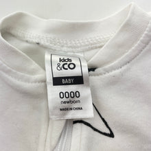 Load image into Gallery viewer, Unisex Kids &amp; Co, cotton zip coverall / romper, GUC, size 0000,  