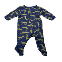 Load image into Gallery viewer, Boys Dymples, cotton zip coverall / romper (wash fade), FUC, size 0000,  