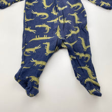 Load image into Gallery viewer, Boys Dymples, cotton zip coverall / romper (wash fade), FUC, size 0000,  