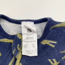 Load image into Gallery viewer, Boys Dymples, cotton zip coverall / romper (wash fade), FUC, size 0000,  