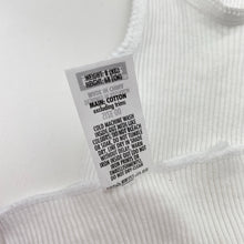 Load image into Gallery viewer, Unisex BONDS, ribbed cotton singlet top, EUC, size 00,  