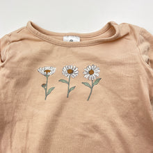 Load image into Gallery viewer, Girls Target, organic cotton blend long sleeve top, EUC, size 00,  