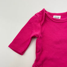 Load image into Gallery viewer, Girls Baby Berry, pink cotton bodysuit / romper, EUC, size 00000,  