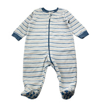 Load image into Gallery viewer, Boys Tiny Little Wonders, fleece zip coverall / romper, FUC, size 00,  