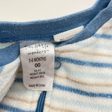 Load image into Gallery viewer, Boys Tiny Little Wonders, fleece zip coverall / romper, FUC, size 00,  