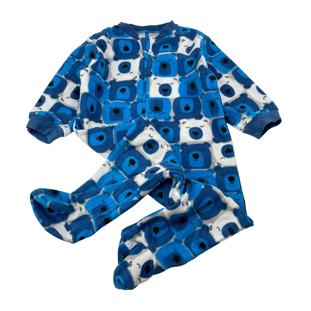 Boys Dymples, fleece zip coverall / romper, GUC, size 0,  