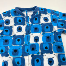 Load image into Gallery viewer, Boys Dymples, fleece zip coverall / romper, GUC, size 0,  