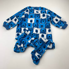 Load image into Gallery viewer, Boys Dymples, fleece zip coverall / romper, GUC, size 0,  