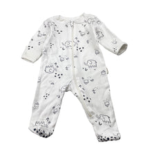 Load image into Gallery viewer, Unisex Anko, cotton zip coverall / romper, GUC, size 0000,  