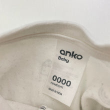 Load image into Gallery viewer, Unisex Anko, cotton zip coverall / romper, GUC, size 0000,  