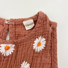 Load image into Gallery viewer, Girls floral, ruffle romper, GUC, size 1-2,  