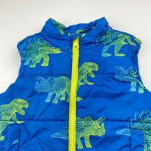 Load image into Gallery viewer, Boys Anko, puffer vest / sleeveless jacket, dinosaurs, GUC, size 2,  
