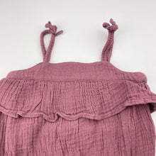 Load image into Gallery viewer, Girls Target, crinkle cotton summer romper, FUC, size 0,  