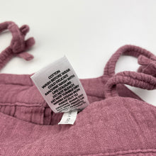 Load image into Gallery viewer, Girls Target, crinkle cotton summer romper, FUC, size 0,  