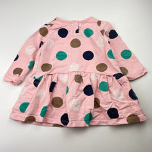 Load image into Gallery viewer, Girls Seed, cotton long sleeve dress, GUC, size 0, L: 35cm
