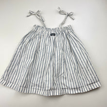 Load image into Gallery viewer, Girls BONDS, striped cotton summer dress, EUC, size 00, L: 36cm