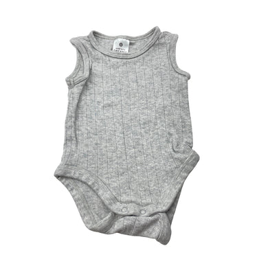 Unisex Target, organic cotton pointelle singletsuit romper, EUC, size 0000,  