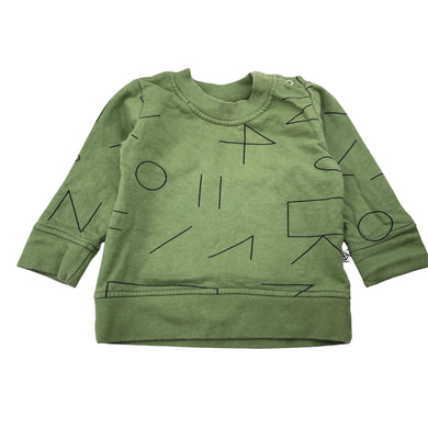 Unisex NEON KITE, organic cotton lightweight sweater / jumper, EUC, size 0,  