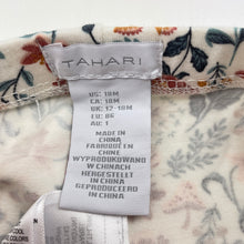 Load image into Gallery viewer, Girls TAHARI, floral stretchy leggings / bottoms, EUC, size 1,  