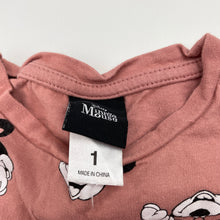 Load image into Gallery viewer, Girls Disney, Minnie Mouse cotton long sleeve top, EUC, size 1,  